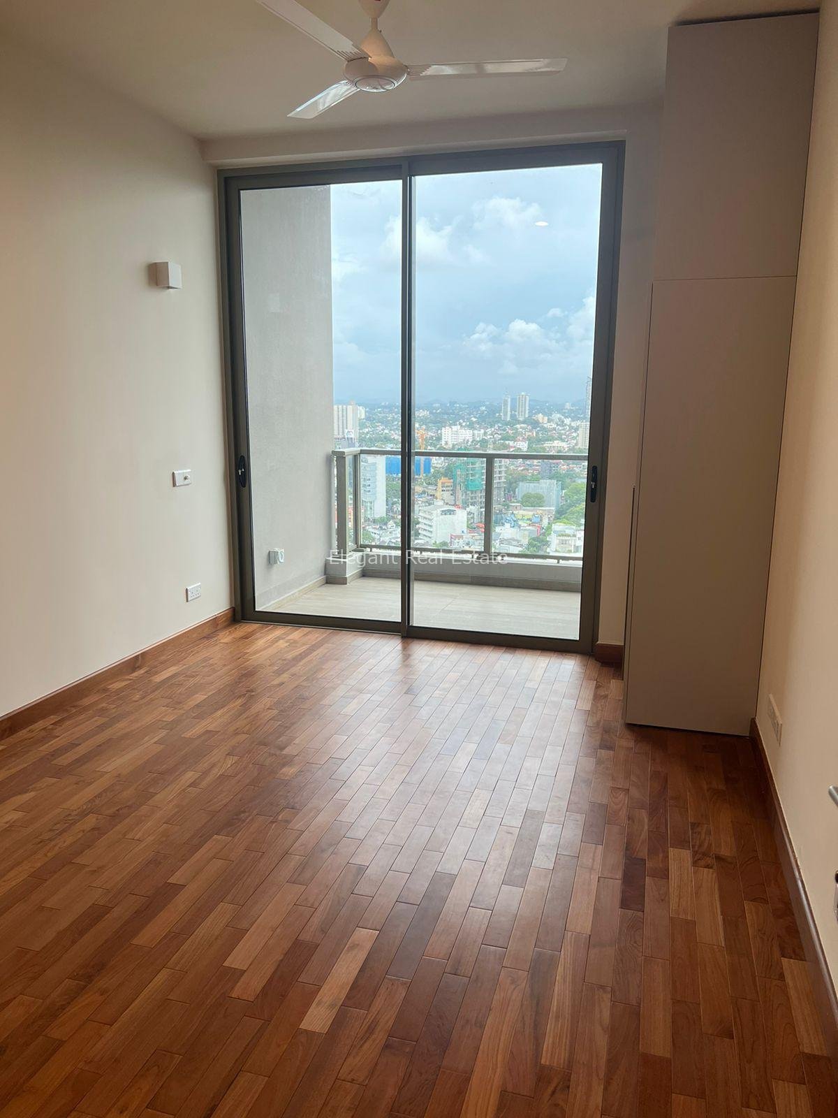 Residential building with balconies and clean structural lines